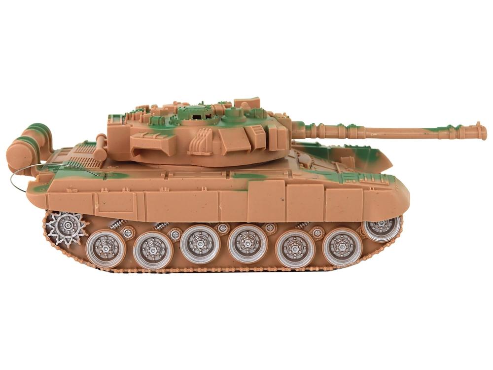 1:18 R/C Sand Tank: Lys, lyde, fuld kontrol, 27MHz