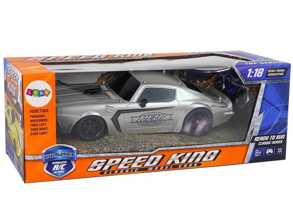 1:18 R/C Silver Champion Pilot Sports Car - Realistiskt roligt