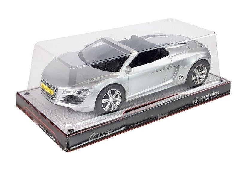 1:18 Silver Cabriolet Leksaksbil - Slitstark, detaljerad och rolig