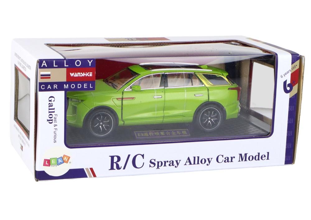 1:24 Green Aluminium RC Car: Realistiska ljud och rökeffekter