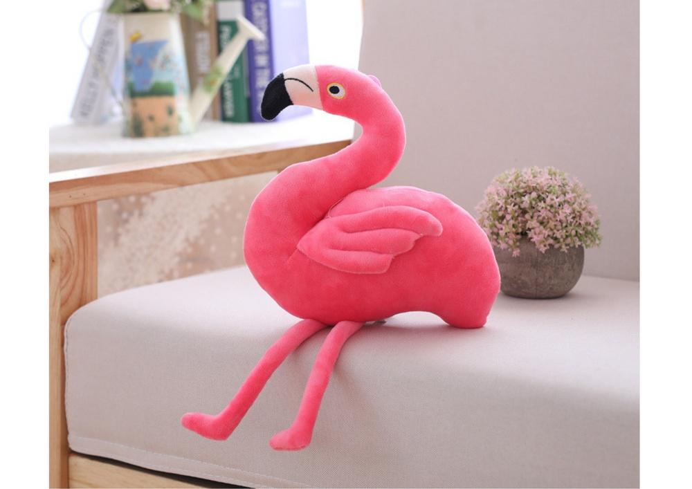 15 cm Pink Flamingo Plys - Blød, CE-certificeret maskot