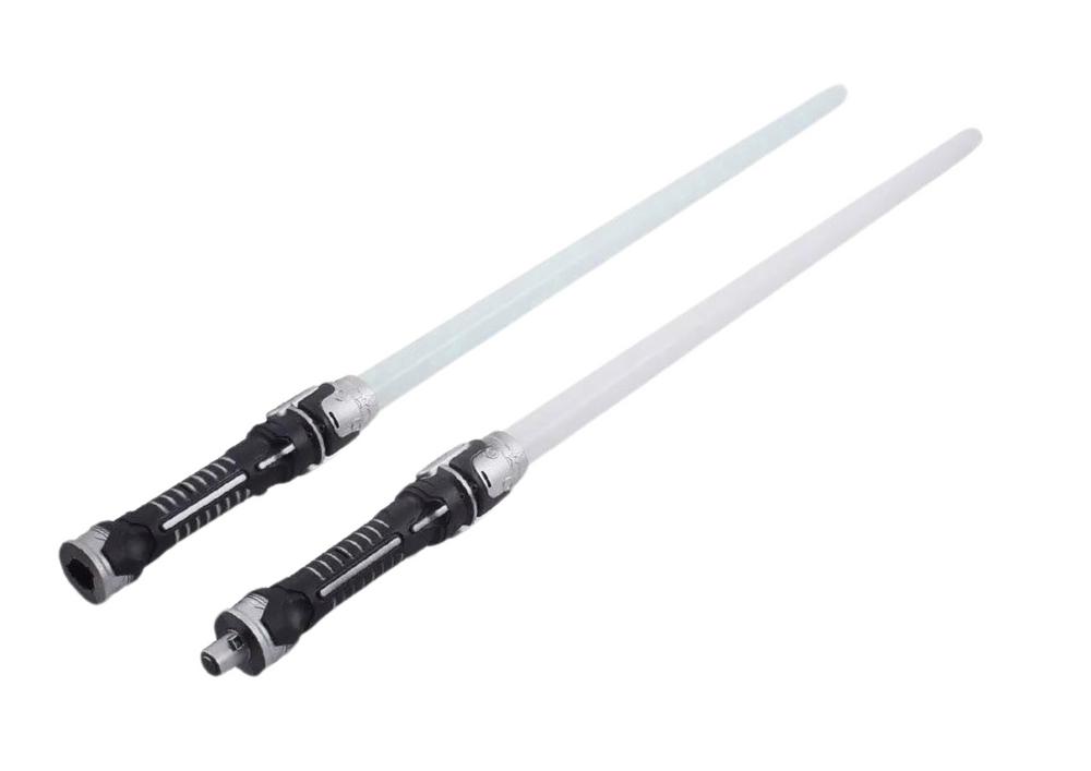 2-i-1 Space Light Sword Set: Blue Glow & Epic Sounds