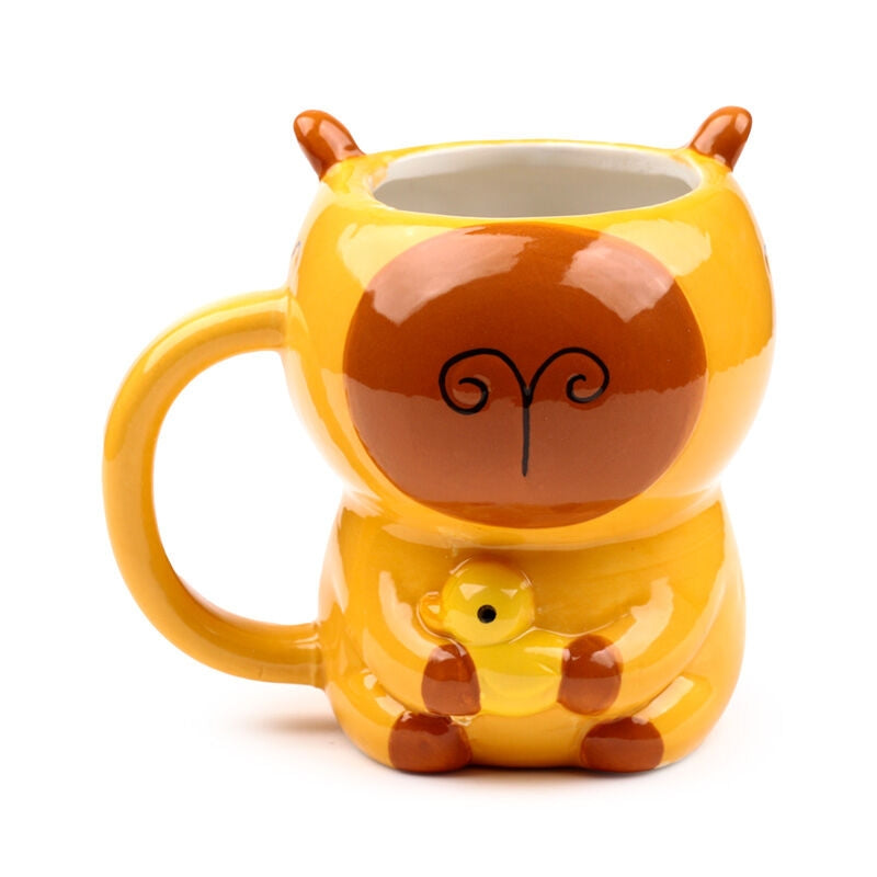 3D Capybara-mugg, unik design, perfekt present till djurälskare
