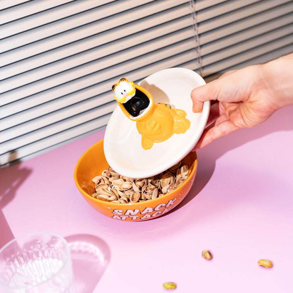 3D Snack Bowl för Garfield-fans, rolig design, slitstarkt material