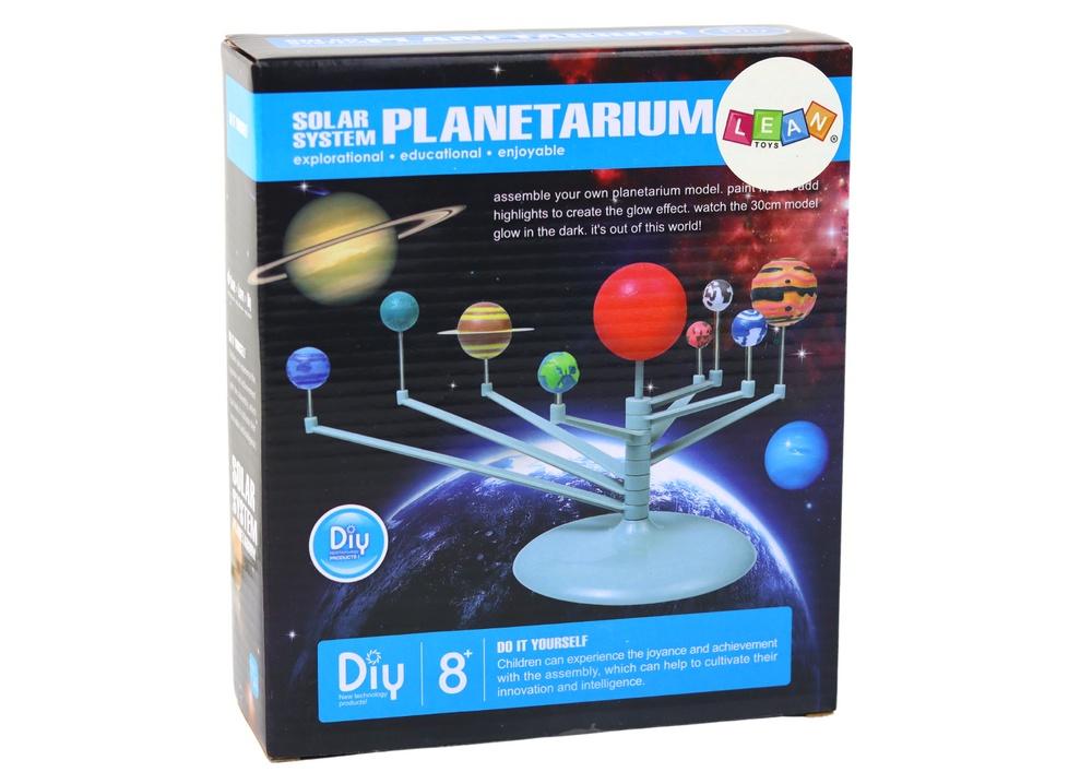 3D Solar System Kit: Montera, måla och glöd i mörkret