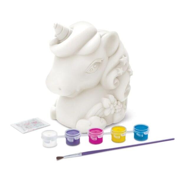 4M Kidzmaker Mal din egen Mini Glitter Unicorn Bank