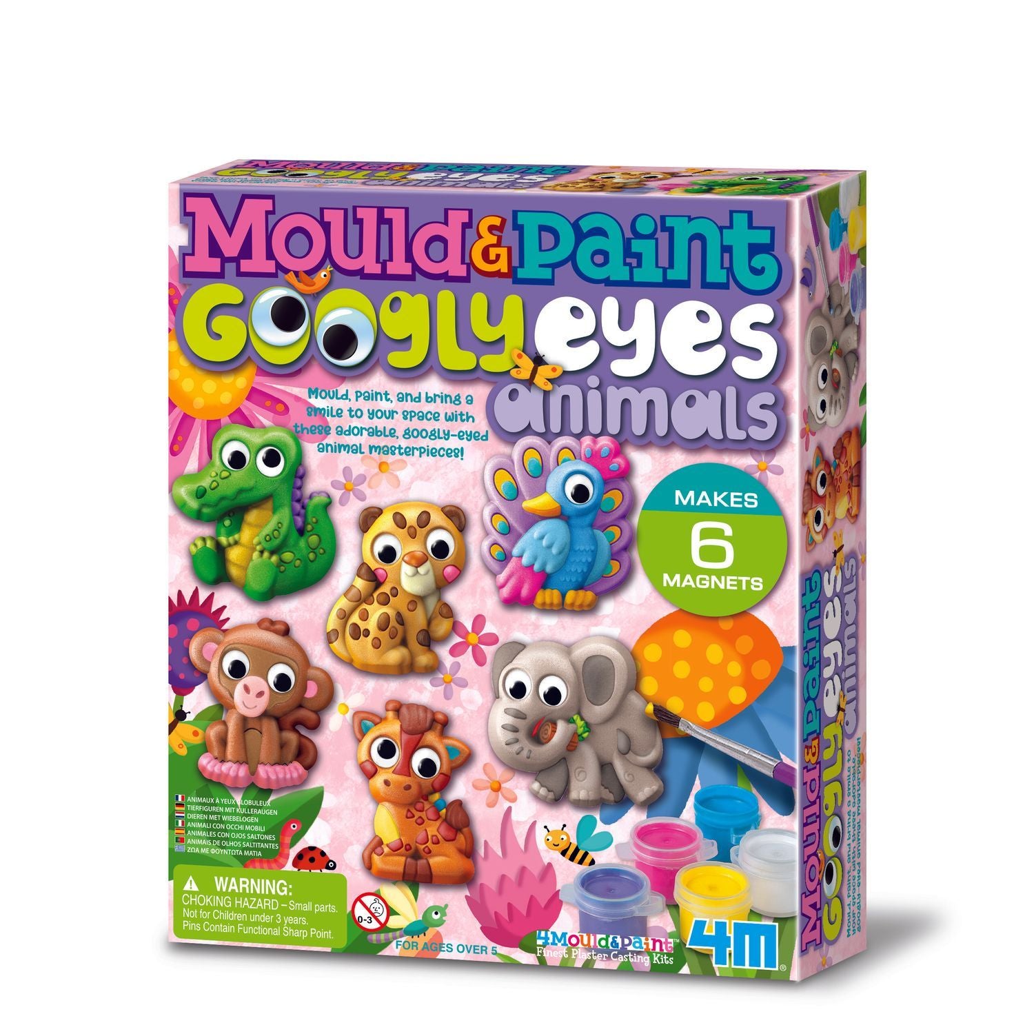 4M Mold & Paint DIY Set Googly Eyes Animals