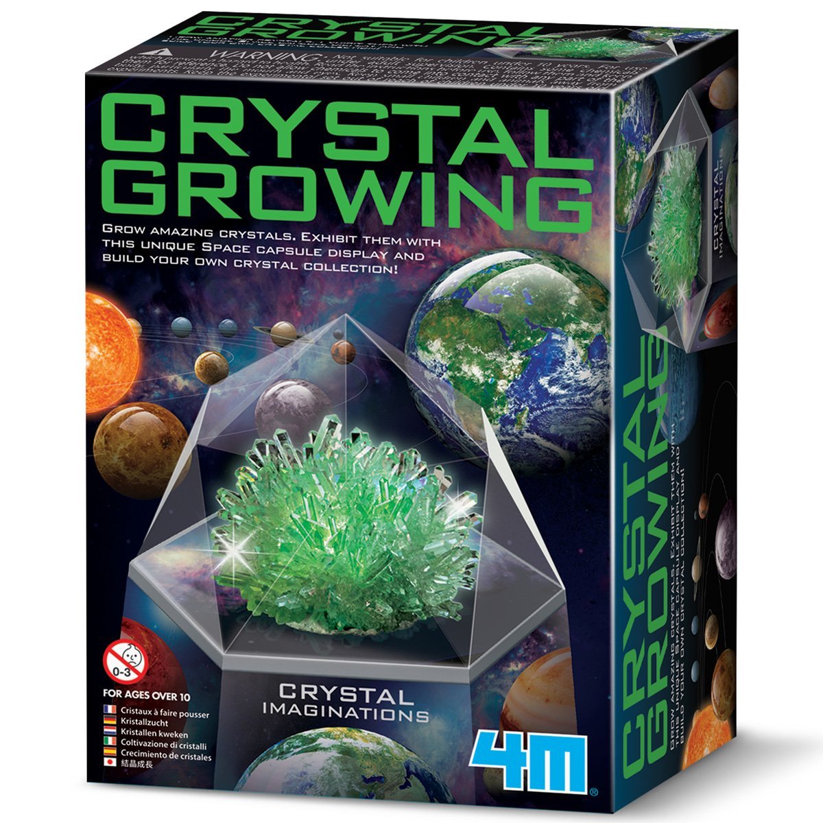 4M gör-det-själv-set Crystal Imaginations Green