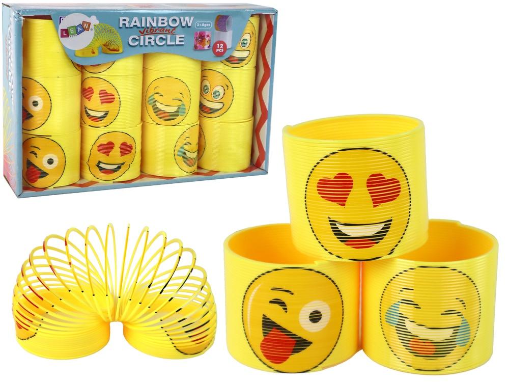 6 cm Yellow Emoji Spring: Sjov, afstressning og afslapning