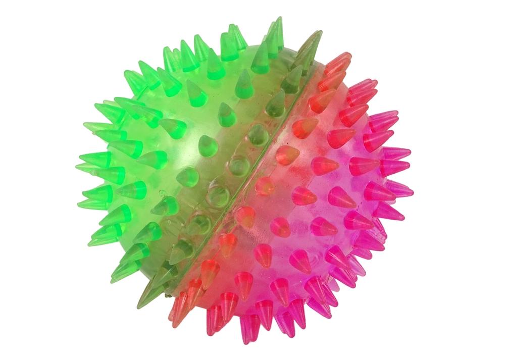 8,5 cm Light-Up Spiked Ball: Sikkert, sjovt og færdighedsbyggende legetøj