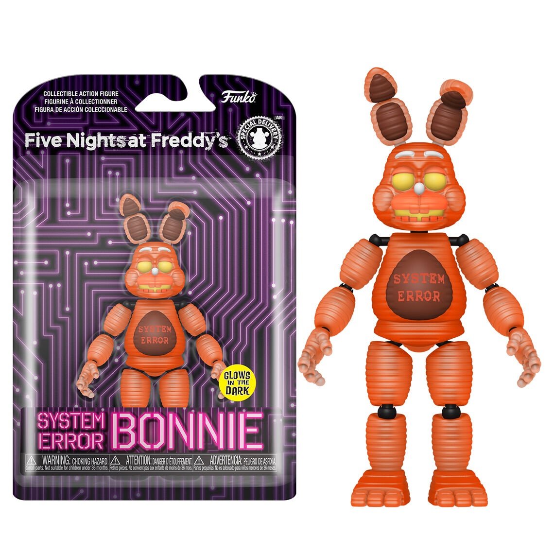 Actionfigur fredag ​​aften ved Freddys systemfejl Bonnie