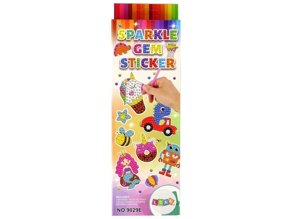 Animal Garden Rainbow Diamond Brodery Stickers