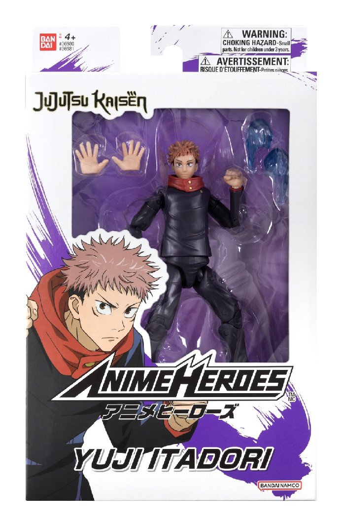 Anime Heroes Jujutsu Kaisen figur med tilbehør, 16 cm - Yuji Itadori