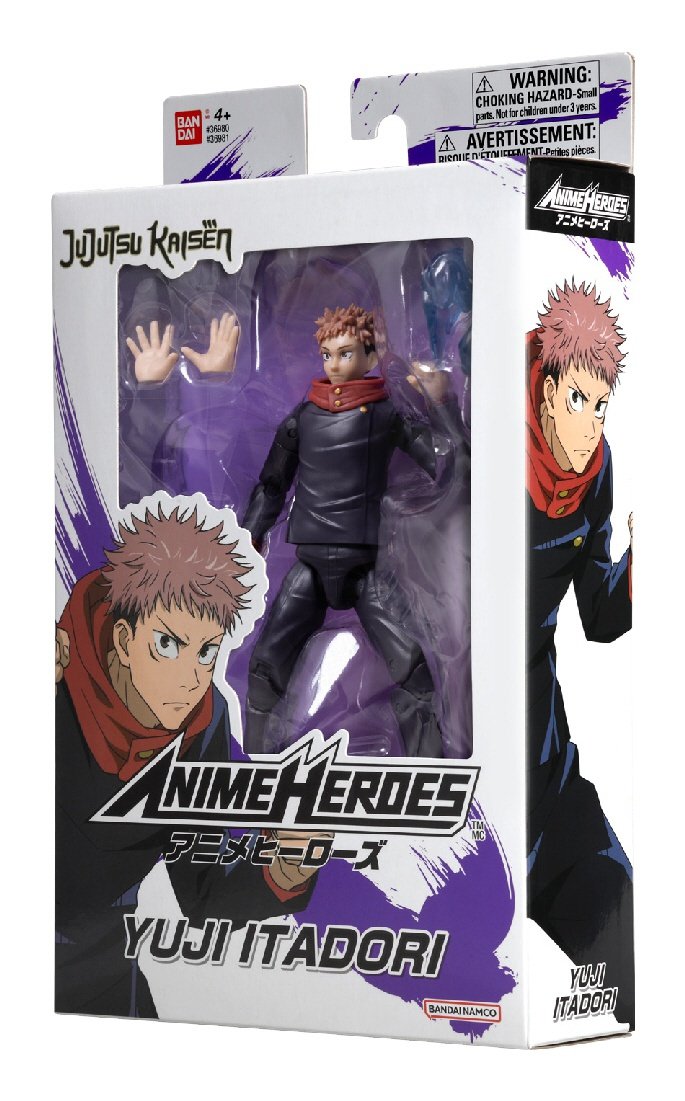 Anime Heroes Jujutsu Kaisen figur med tillbehör, 16 cm - Yuji Itadori