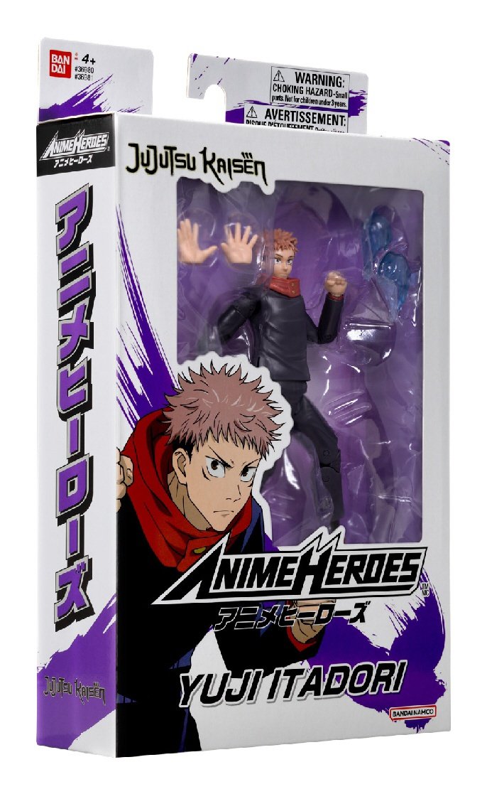 Anime Heroes Jujutsu Kaisen figur med tillbehör, 16 cm - Yuji Itadori