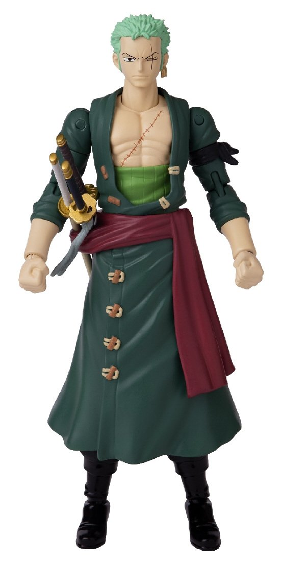 Anime Heroes Once Piece Figur med tillbehör, 16 Cm - Roronoa Zoro