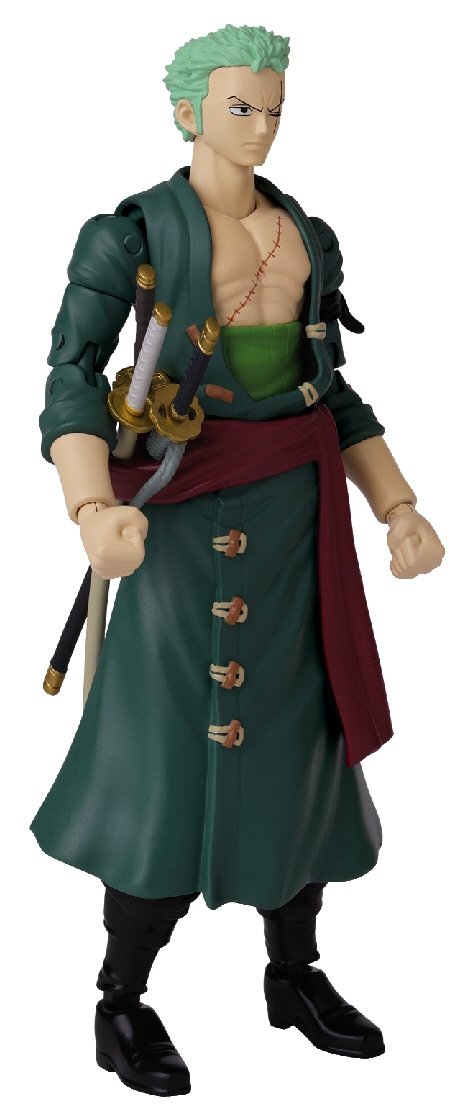 Anime Heroes Once Piece Figur med tillbehör, 16 Cm - Roronoa Zoro