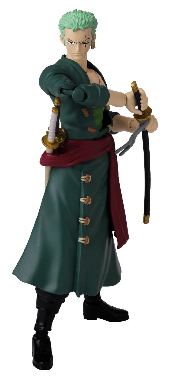 Anime Heroes Once Piece Figur med tillbehör, 16 Cm - Roronoa Zoro