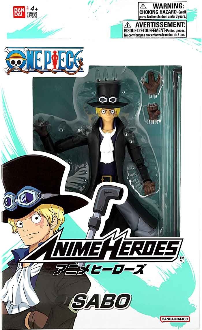 Anime Heroes One Piece Figur med tillbehör, 16 Cm - Sabo