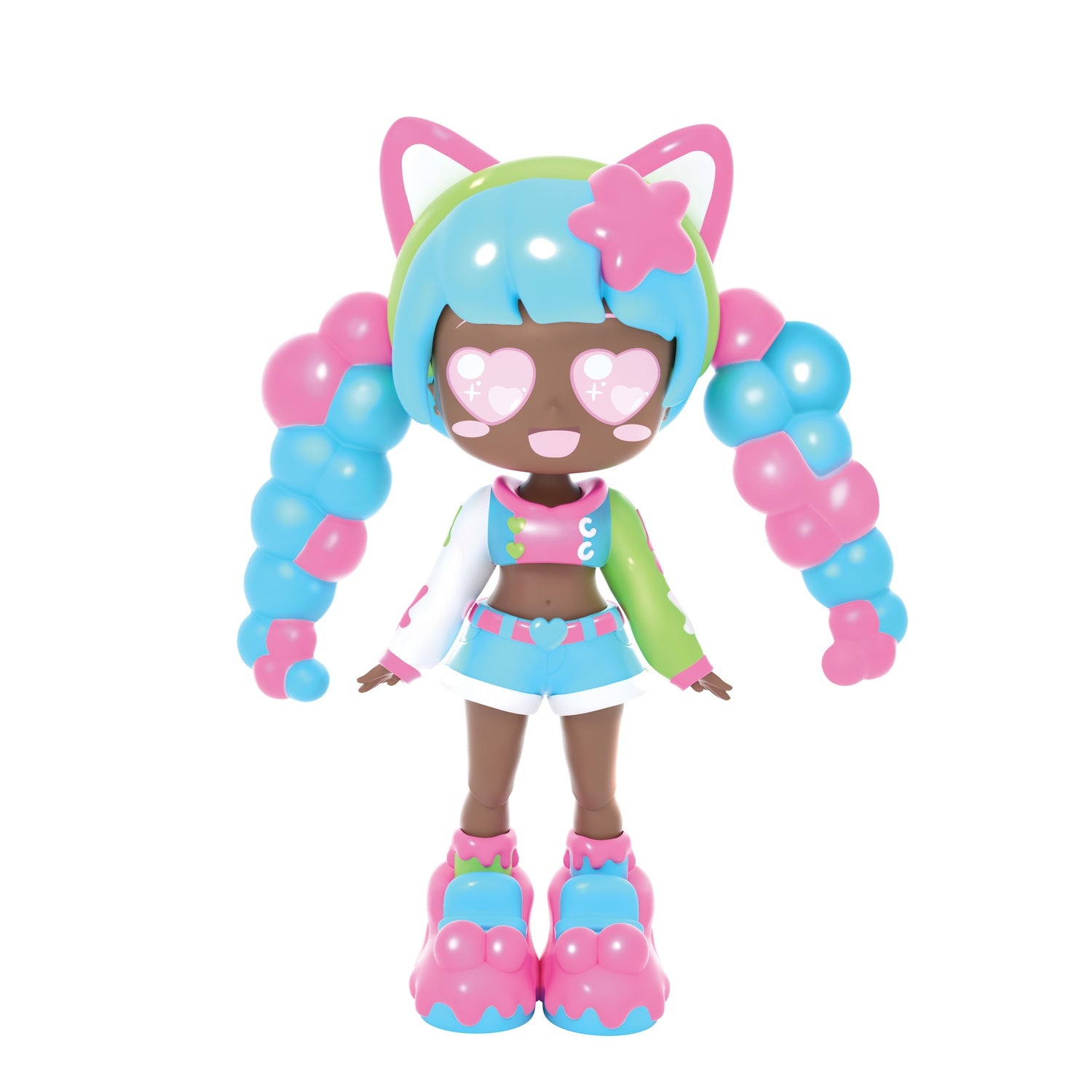 Anime-dockor, 14 cm, 32 stilkombinationer