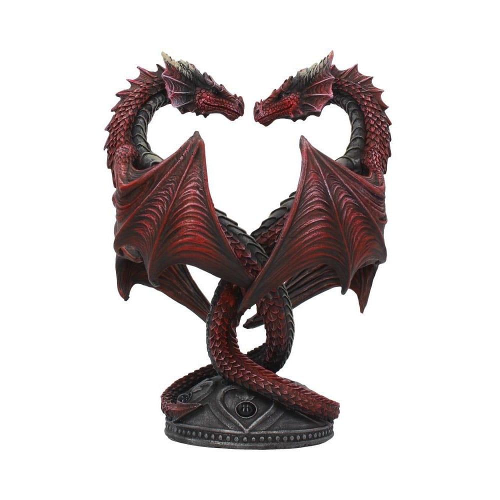 Anne Stokes Ljusstake Dragon Heart Valentine's Edition 23 cm