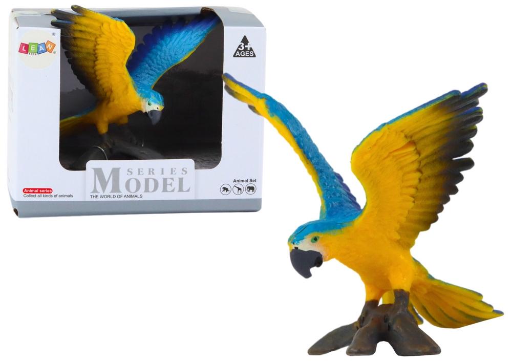 Ararauna Ara papegøje figur - 7 cm Blue &amp; Yellow Delight