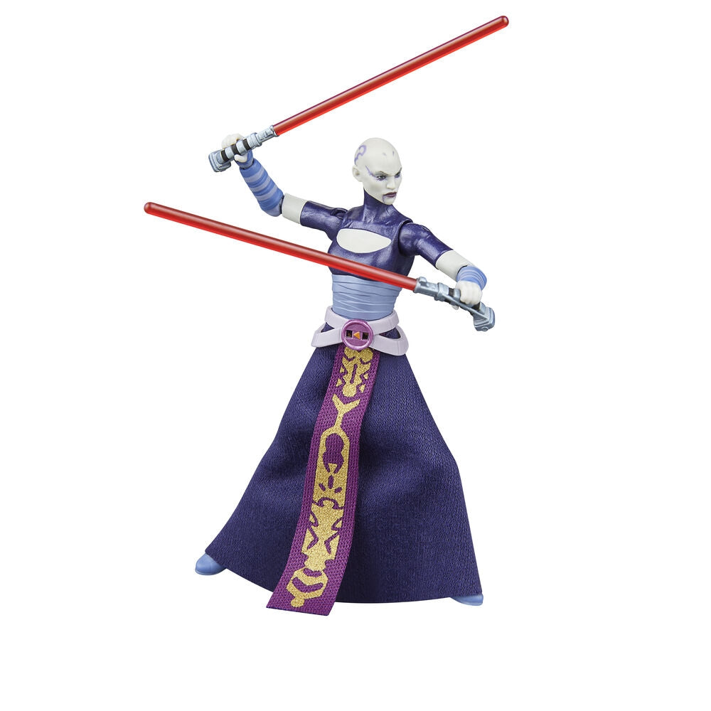 Asajj Ventress Action Figur 9,5 cm - Star Wars The Clone Wars