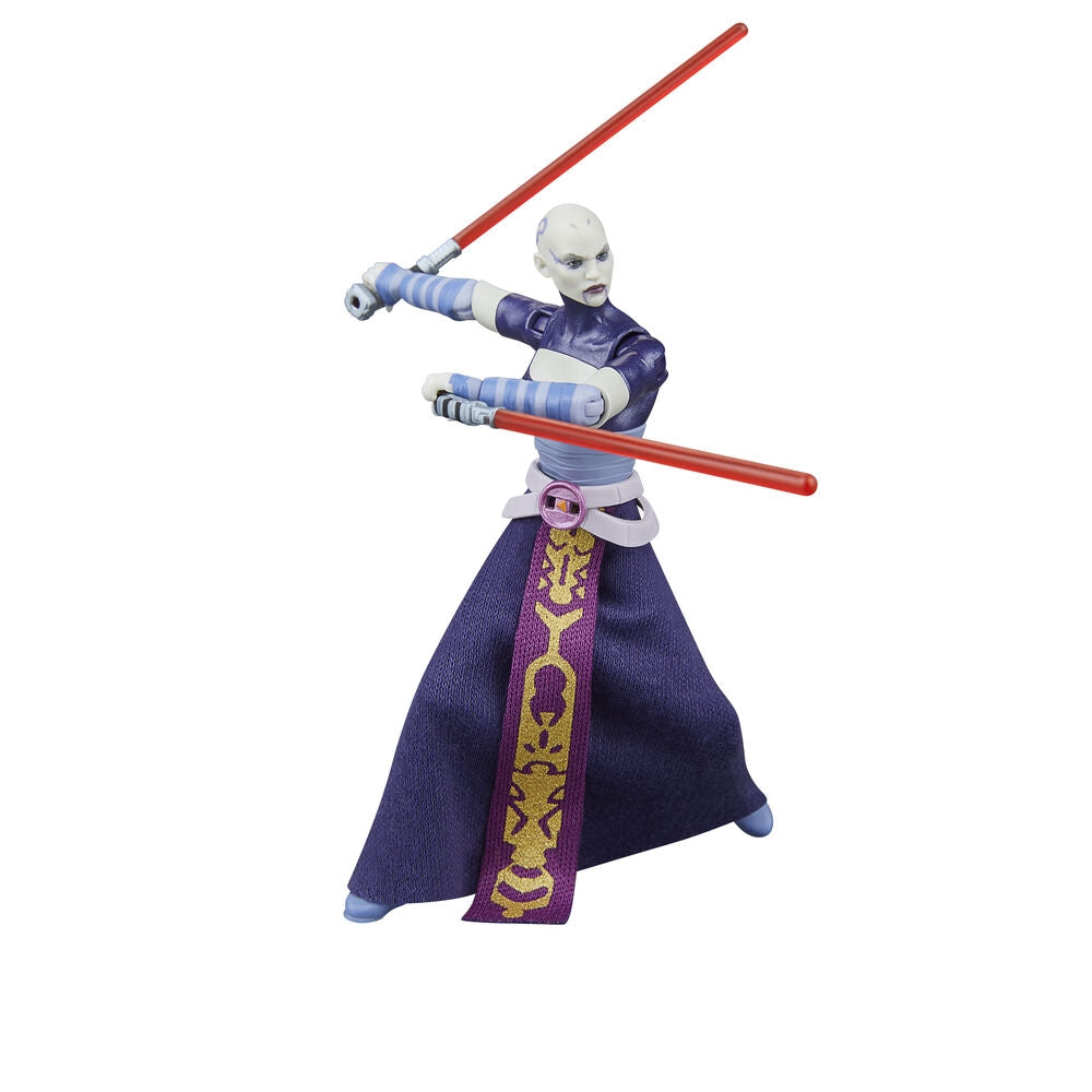 Asajj Ventress Action Figur 9,5 cm - Star Wars The Clone Wars