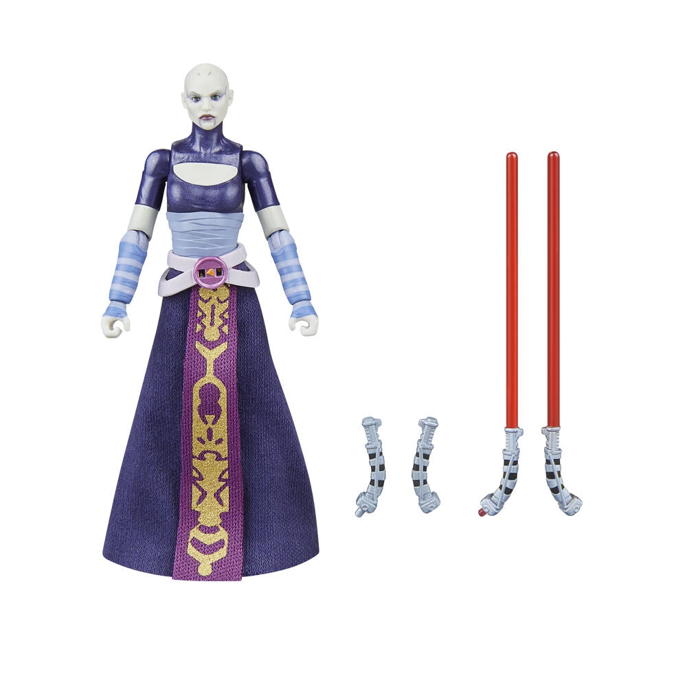 Asajj Ventress Action Figur 9,5 cm - Star Wars The Clone Wars