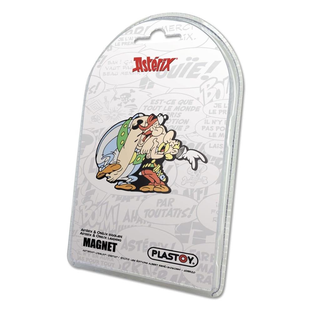 Asterix Køleskabsmagnet Asterix &amp; Obelix griner 6 cm