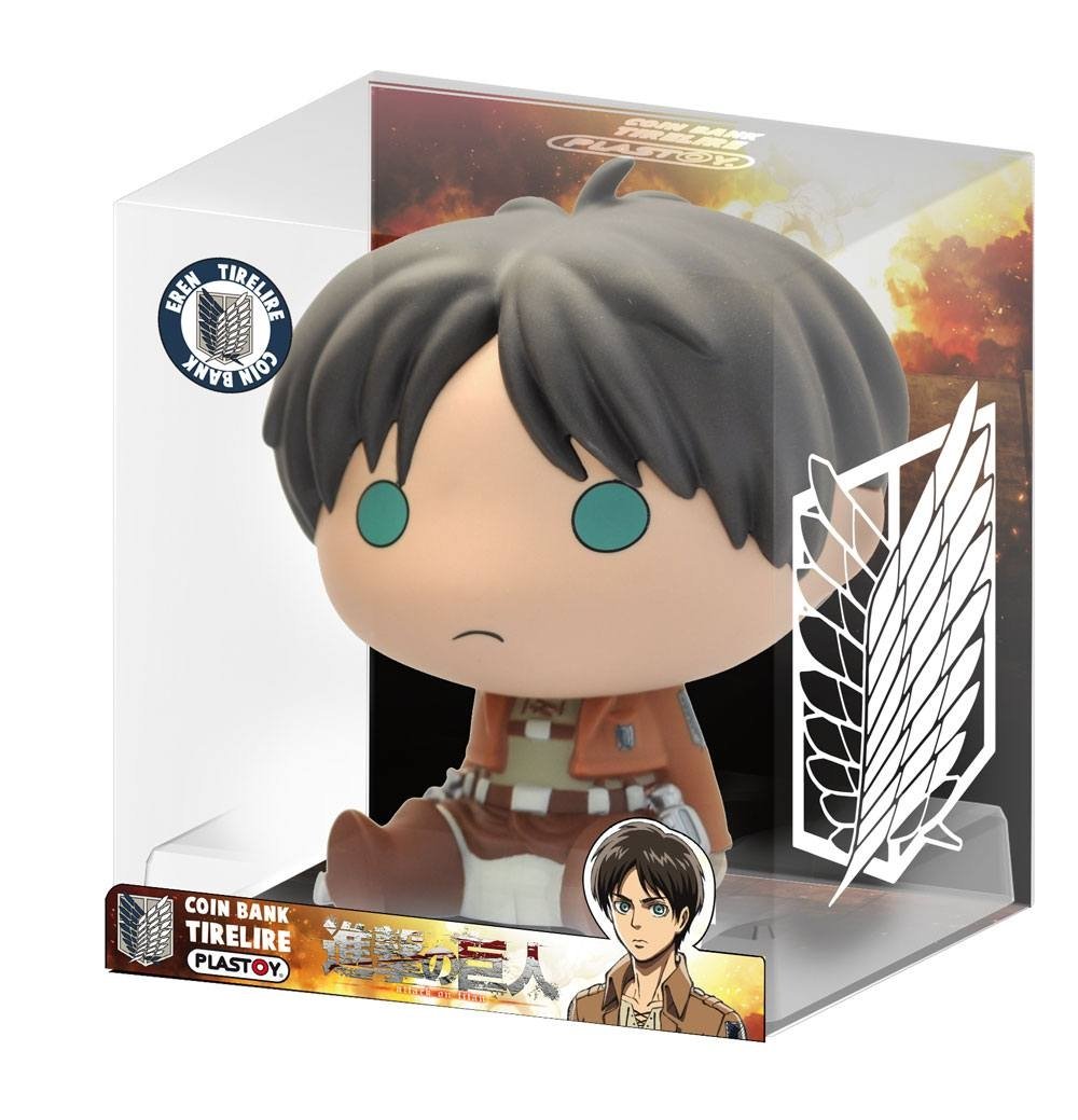 Angreb på Titan Chibi Bust Bank Eren 16 cm