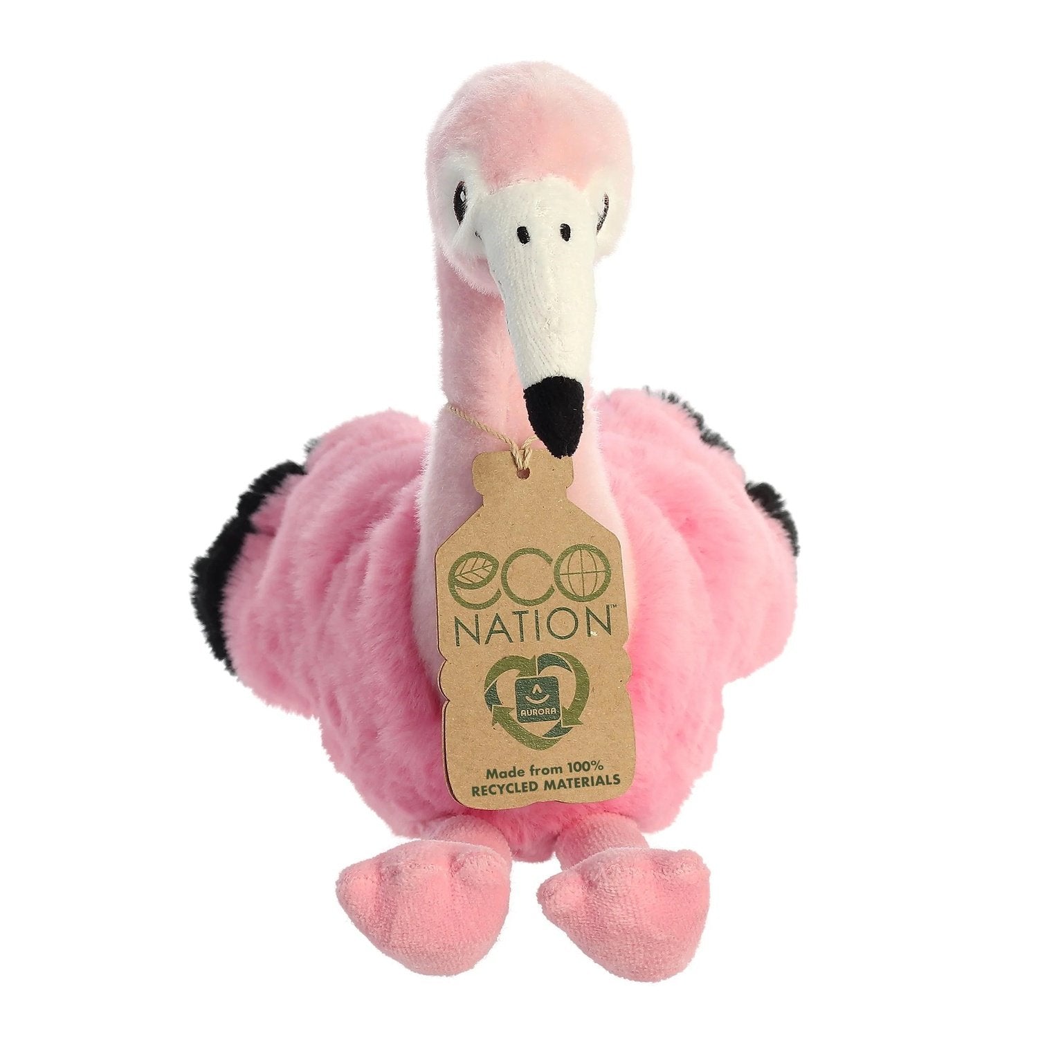 Aurora Eco Nation Plyschleksak Flamingo, 24 Cm