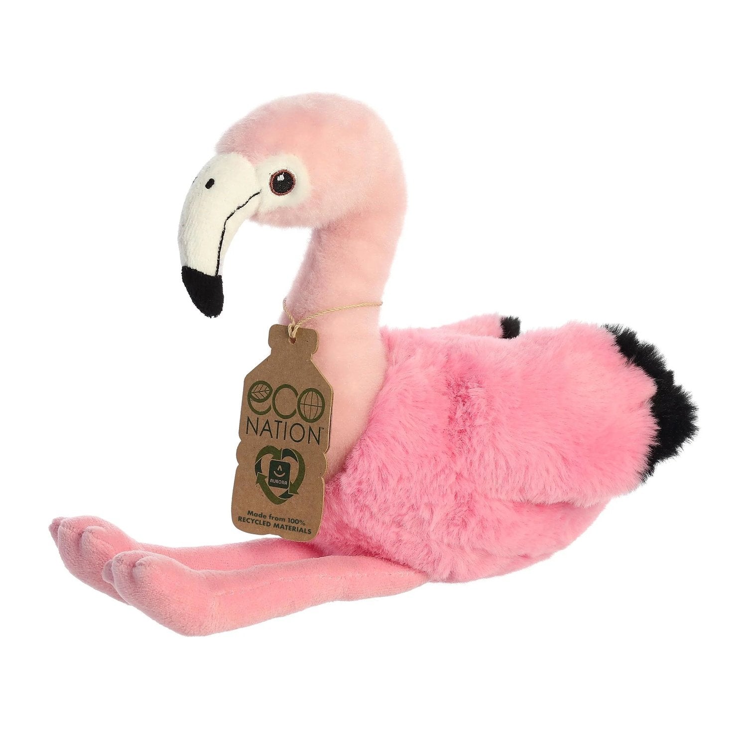 Aurora Eco Nation Plyschleksak Flamingo, 24 Cm