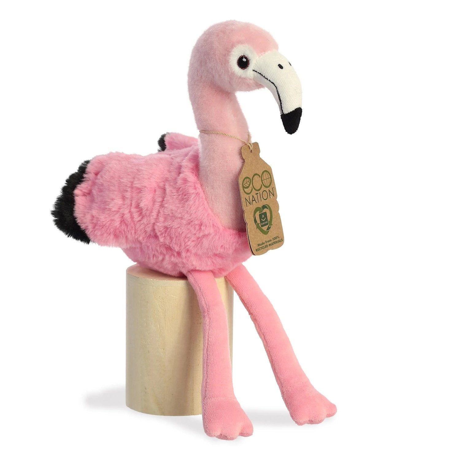 Aurora Eco Nation Plyschleksak Flamingo, 24 Cm