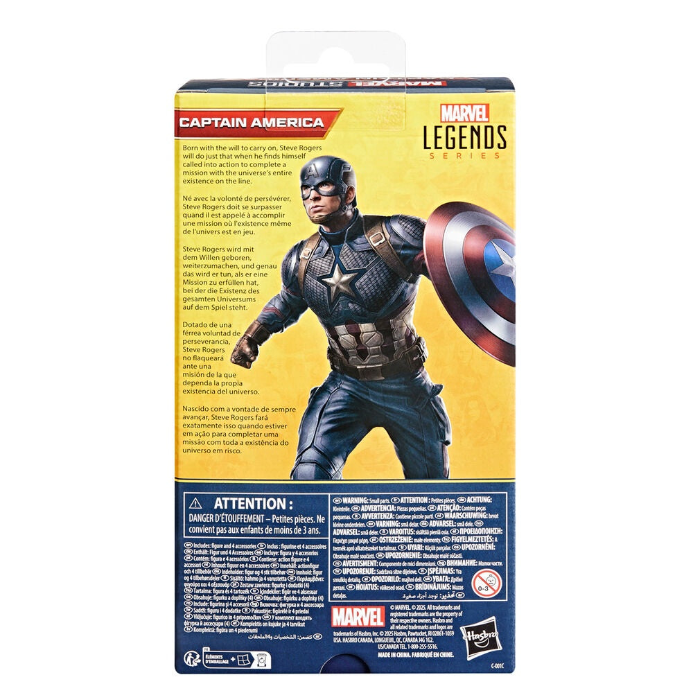 Avengers: Endgame Captain America Figure, 15 cm samlarobjekt