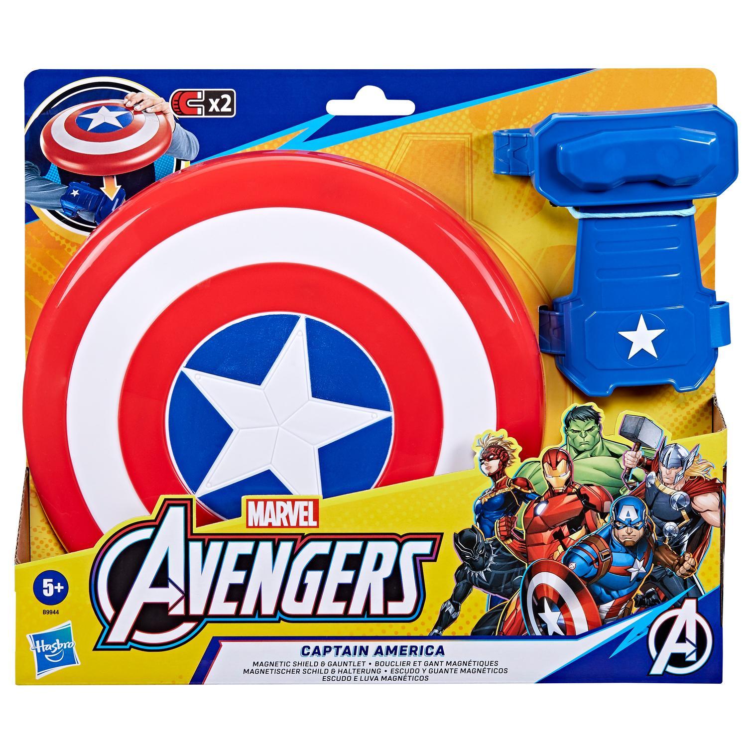 Avengers Rollespil Captain America Magnetic Shield And Gauntlet