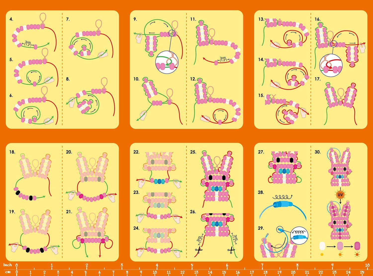 Avenir Fun Bead Charm-Create My Own Bunny