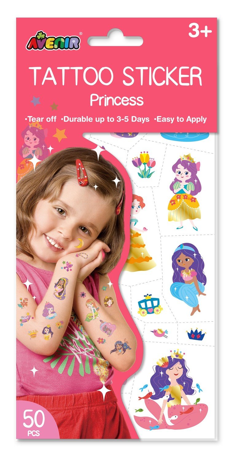 Avenir Tattoo Sticker Prinsesse