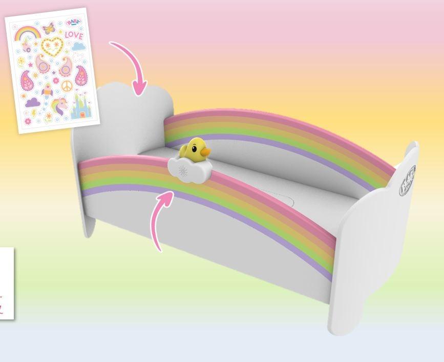 Baby Born Bed Rainbow