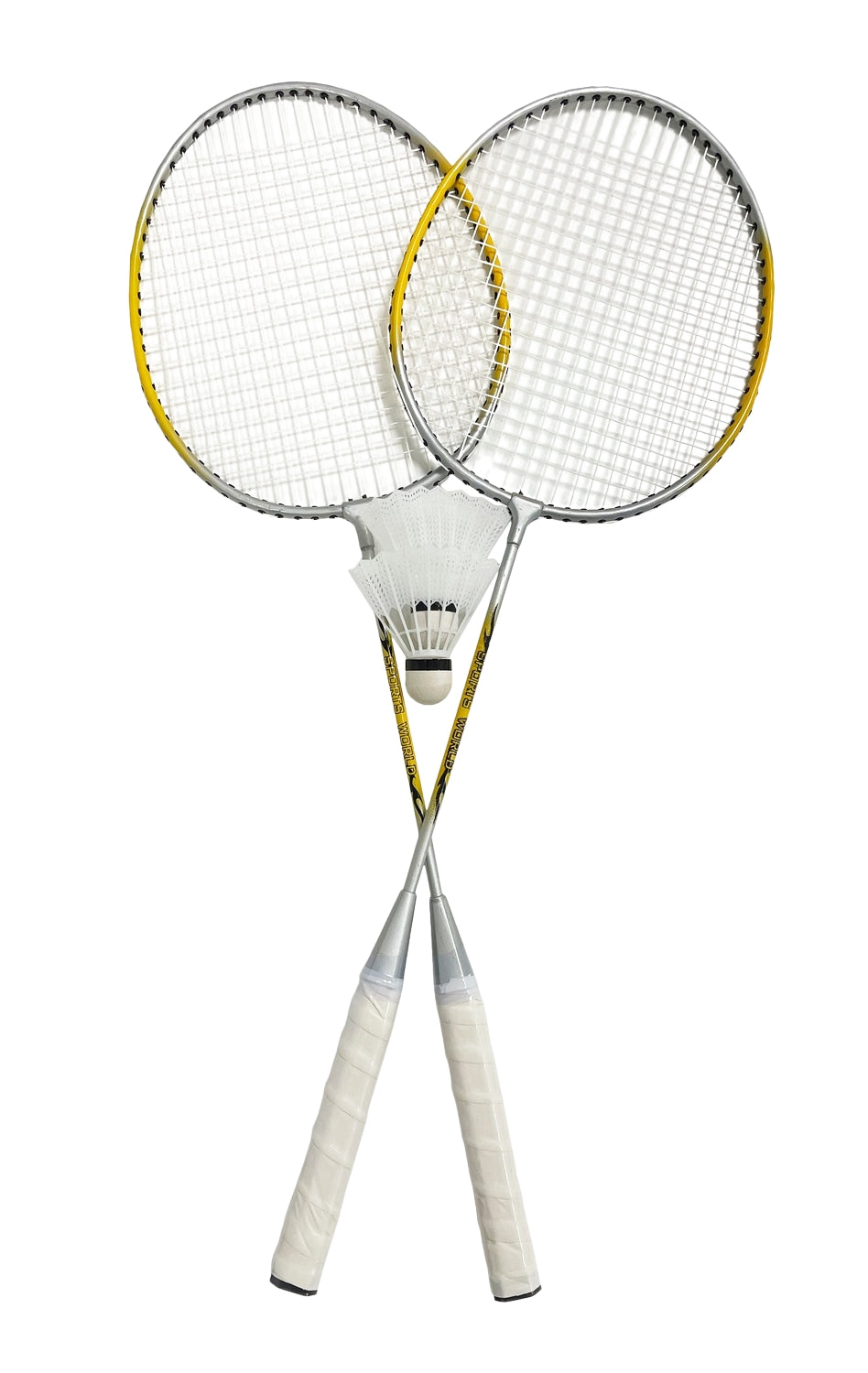 Badmintonset för två med racketar och bärväska