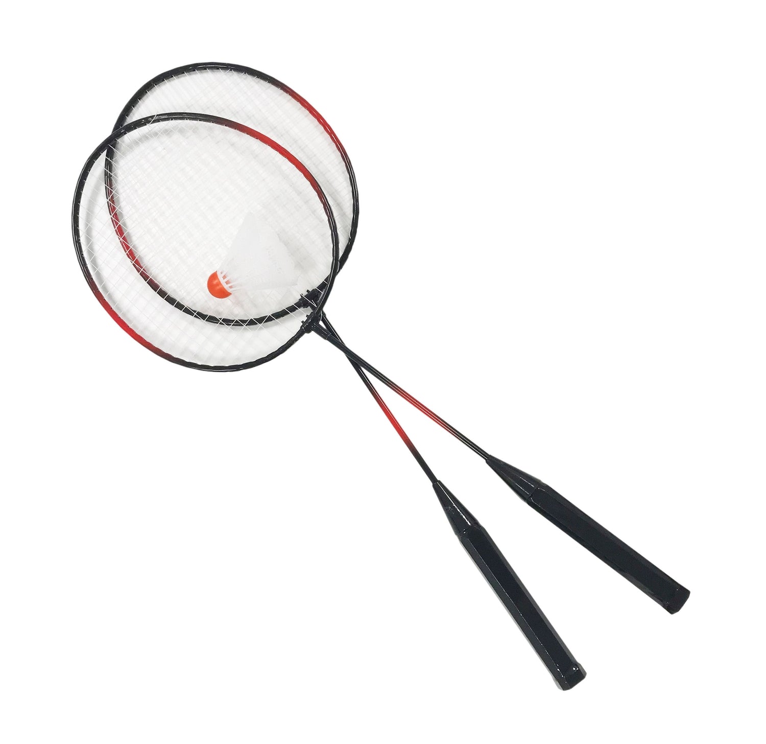 Badmintonset för två spelare med badmintonboll