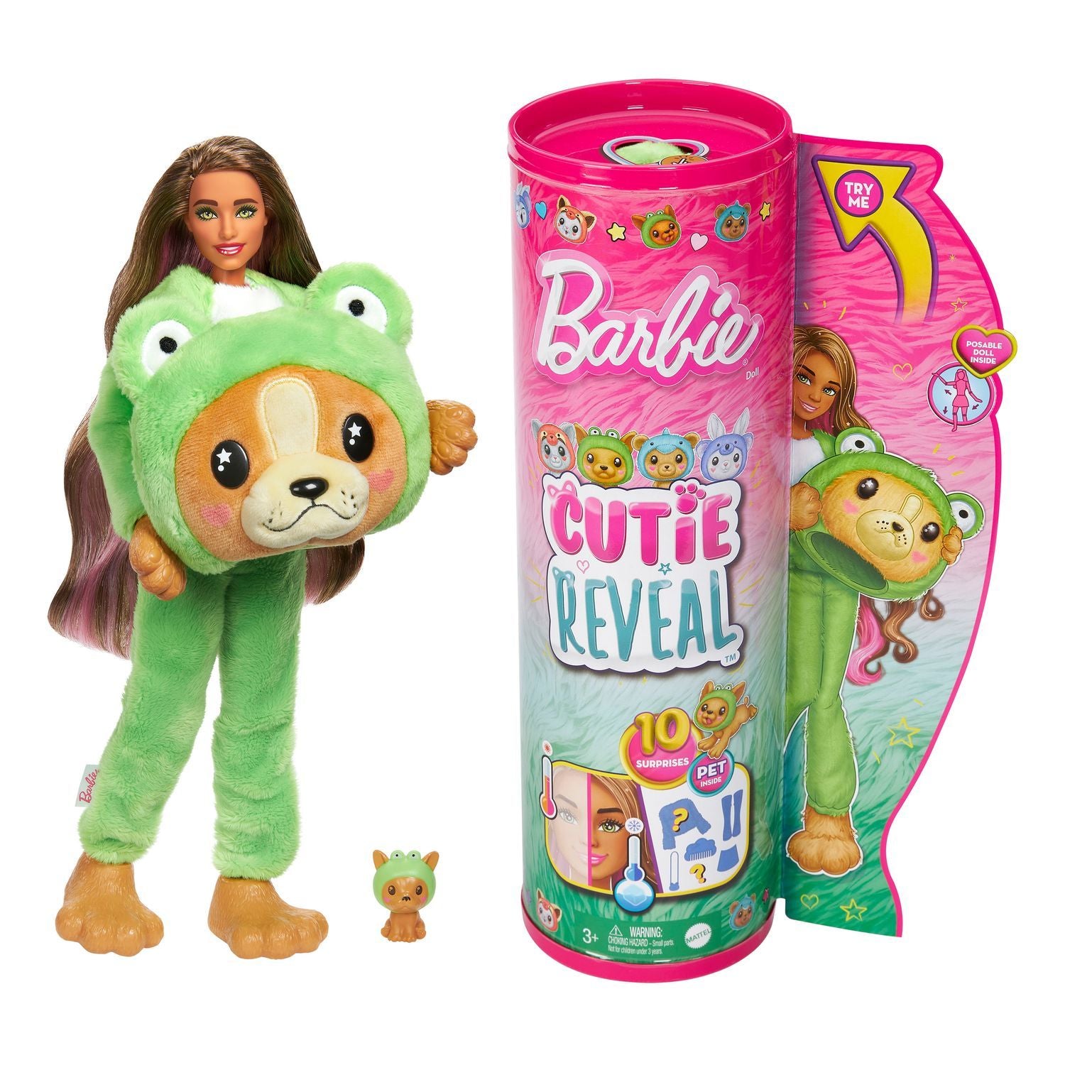 Barbie Cutie Reveal Costume Cuties -Dukkegrøn