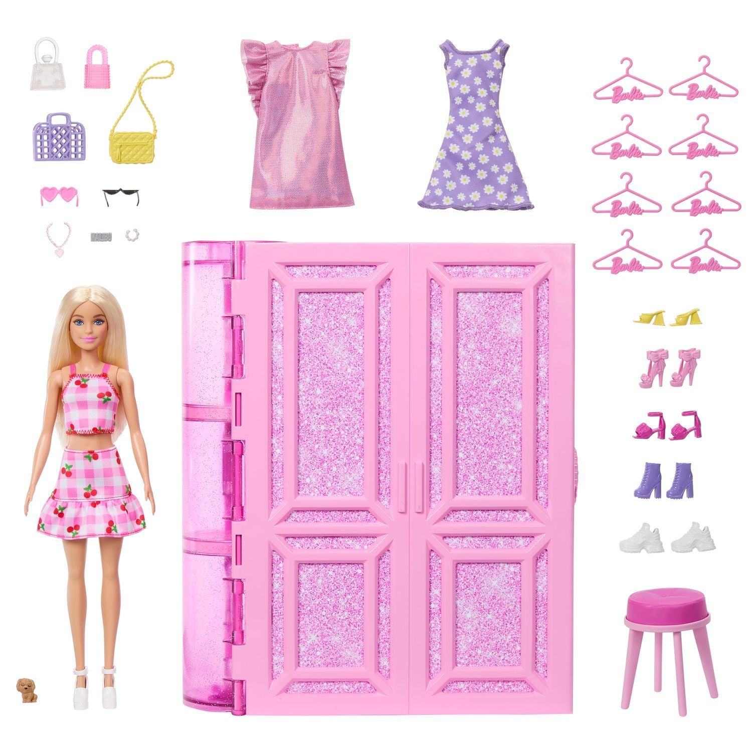 Barbie Fashion Fun Garderob Och Docka