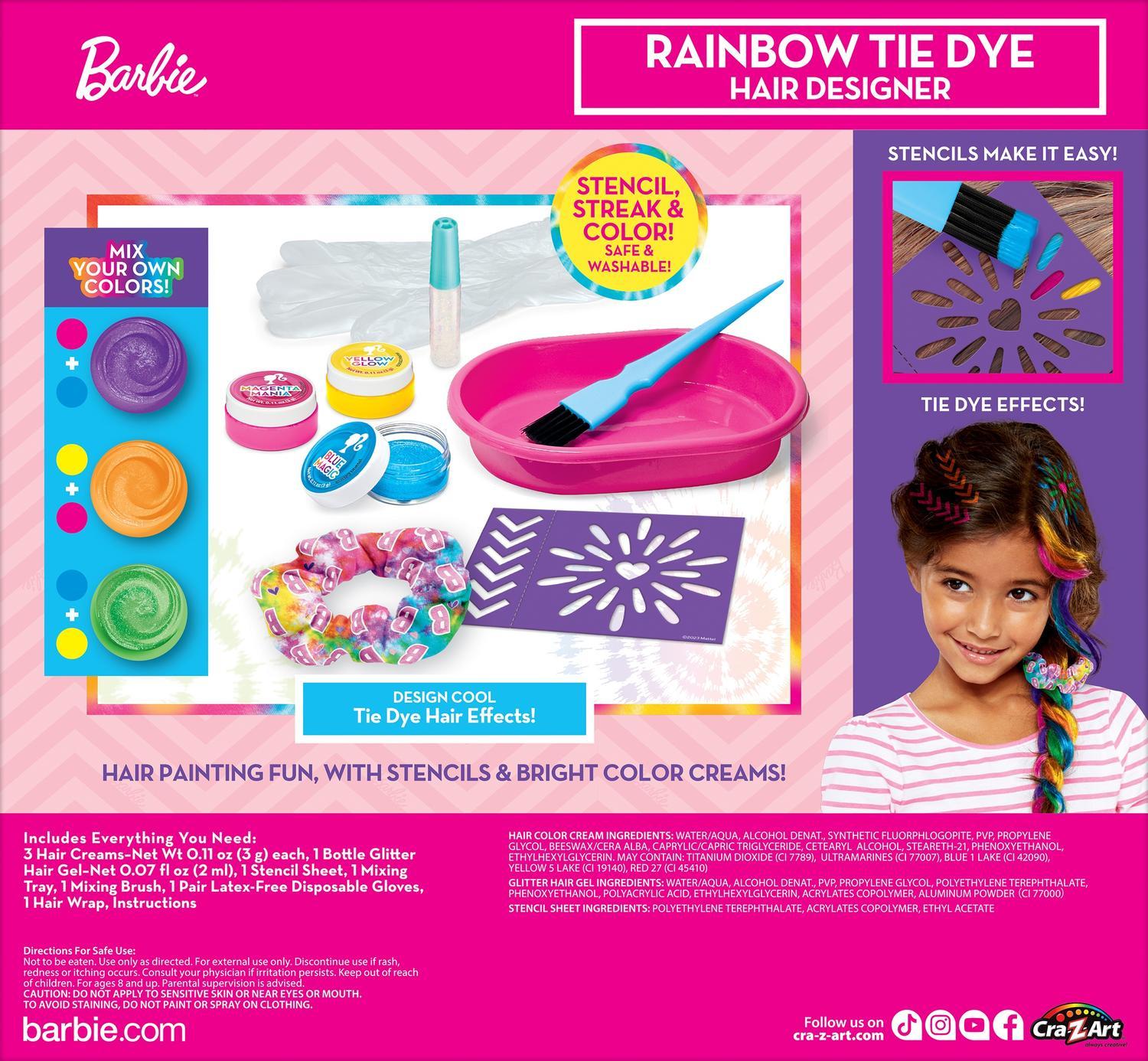 Barbie Hair Designer Set Rainbow Tie-Dye