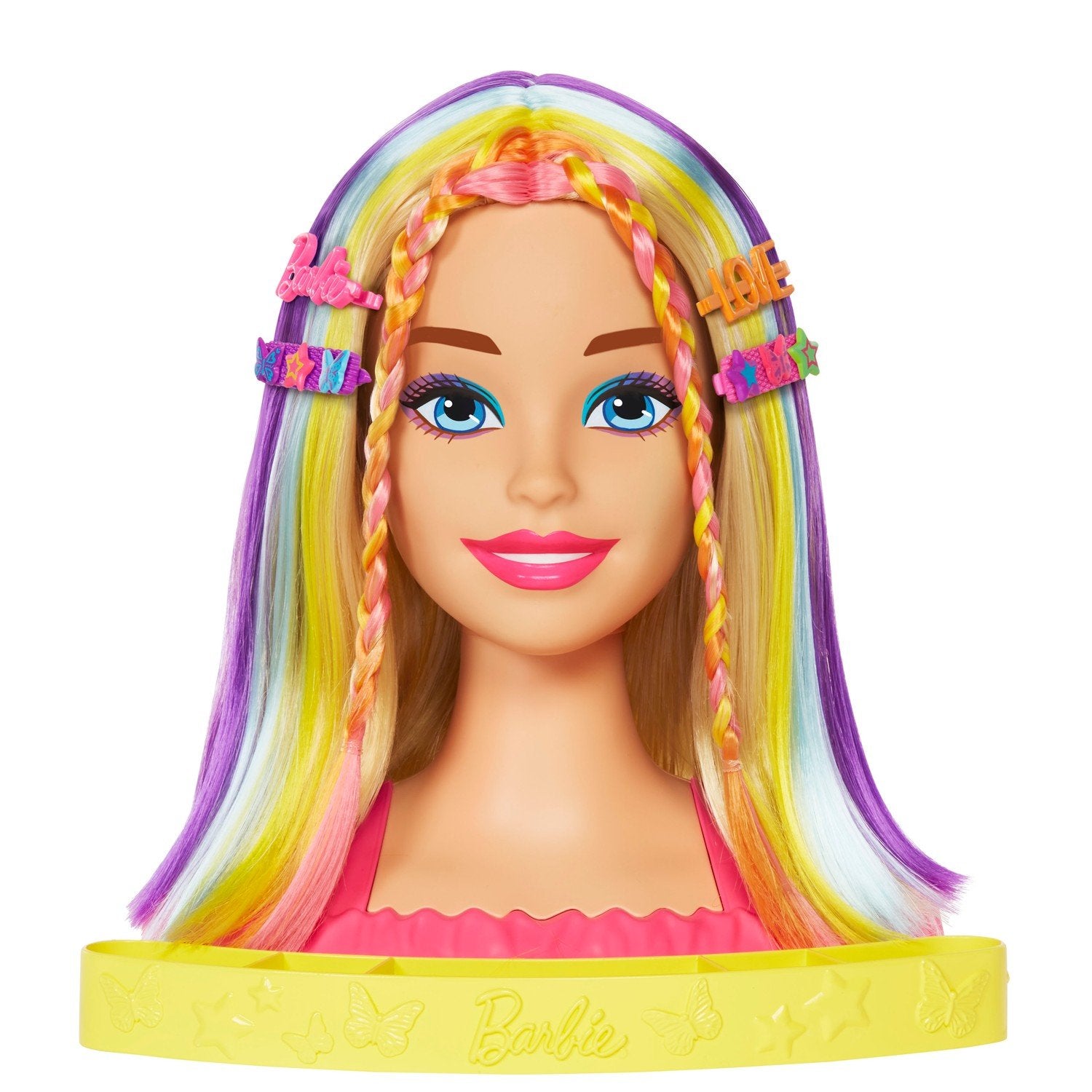 Barbie Neon Rainbow Deluxe frisuredukke