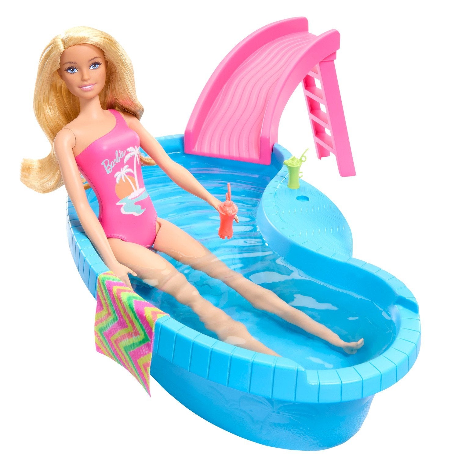 Barbie Pool Och Docka