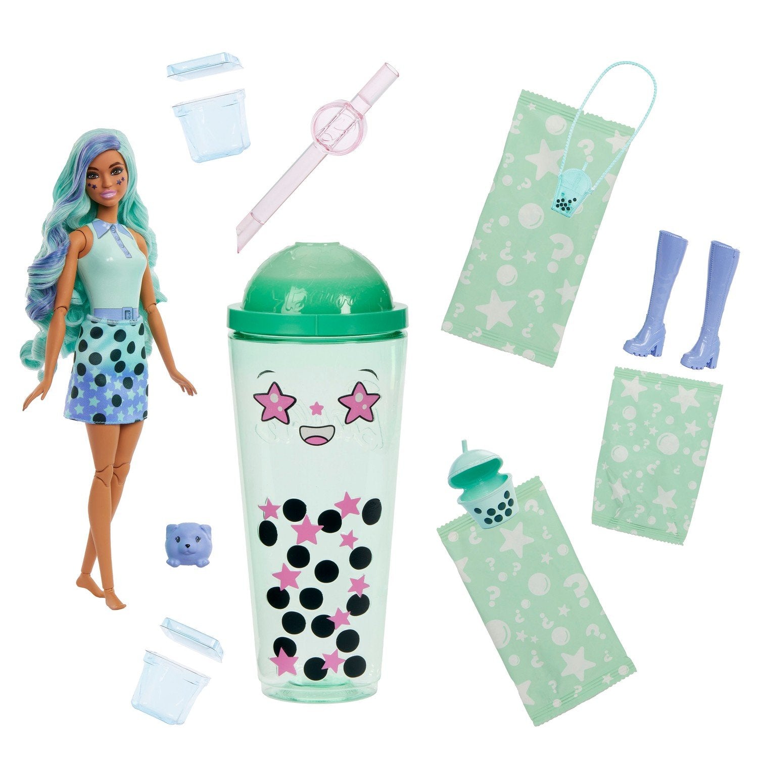 Barbie Pop Reveal Boba Green Tea