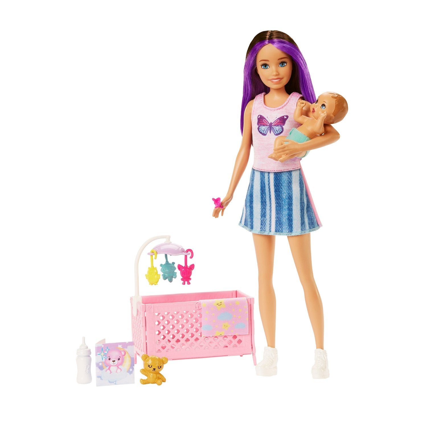 Barbie Skipper Sleepy Baby Lekset