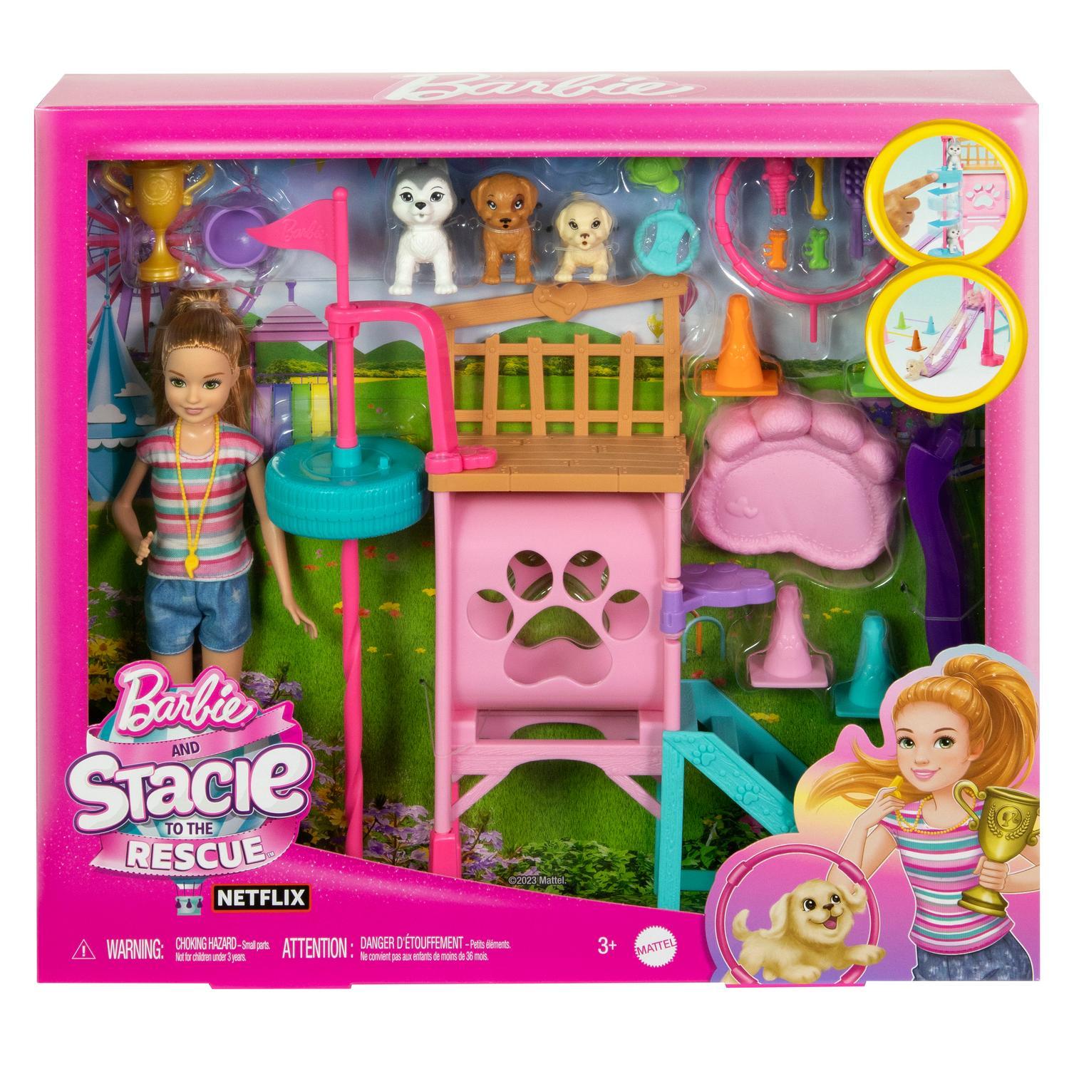 Barbie Stacie Puppy Playground -Lekset