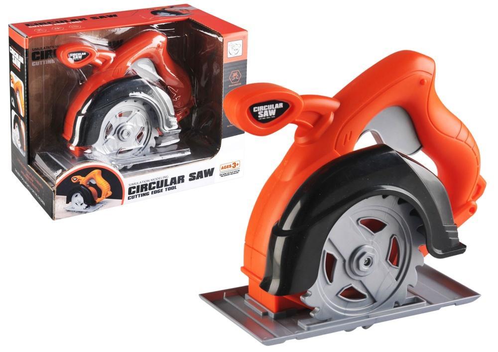 Barns Handyman Circular Saw Toy - Orange, roligt och säkert lek